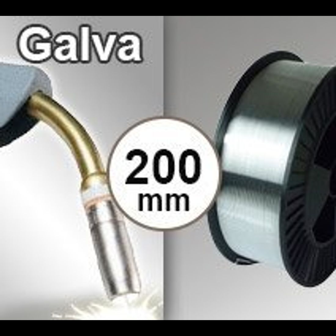 Bobine de fil GALVA - Diamètre 200 mm