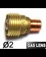 2 Supports pince Ø2 GAS LENS pour torches TIG SR9/SRL20/SR20HD