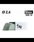 Baguettes métal d'apport TIG - INOX 308L - Ø 2,4 - Vrac 1kg