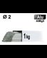 Baguettes métal d'apport TIG - ALU AlMg5 - Ø 2 - Vrac 1kg