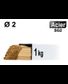 Baguettes métal d'apport TIG - ACIER - Ø 2 - Vrac 1kg