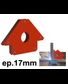 EQUERRE MAGNETIQUE  - Epaisseur 17 mm - Côté 110mm