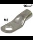 Cosse à oeil à souder et à sertir 16mm² M8 - lot de 2 pcs