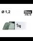 Baguettes métal d'apport TIG - INOX 316L - Ø 1,2 - Vrac 1kg