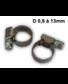 2 Colliers de serrage  -  D 8 à 13 MM