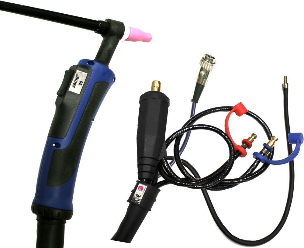 Torche TIG double bouton SR20DB - 8 m (connexion 35/50 - DIN)