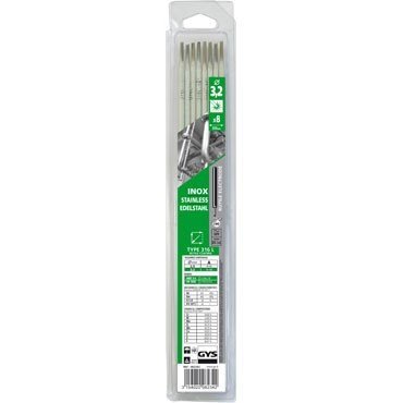Blister de 8 électrodes INOX 316L - GYS