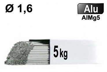 Baguettes tig ALU d1.6 - 5kg