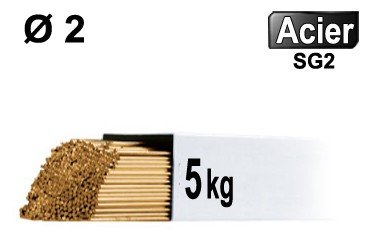 Baguettes tig acier d2 - 5kg