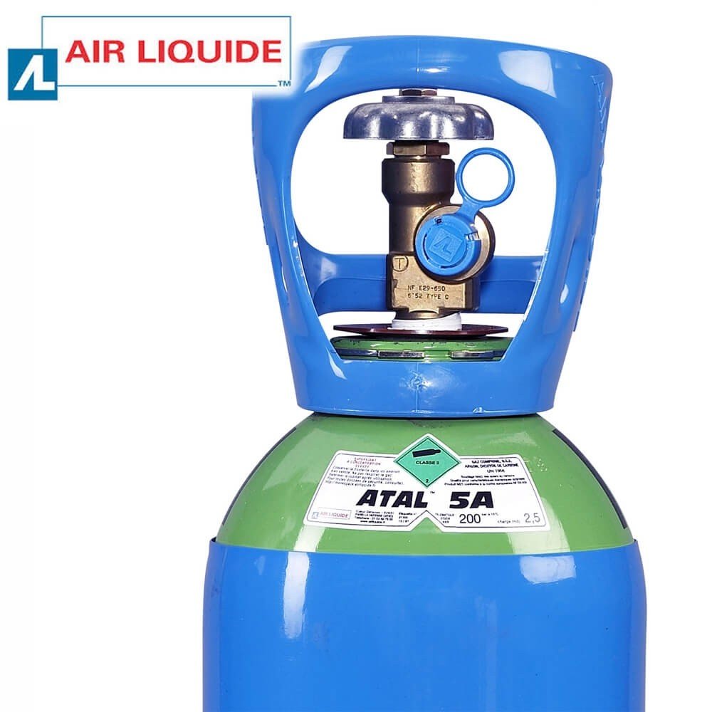 Bouteille  ARGON+CO2 - ATAL 5 -  2,5 m3   AIR LIQUIDE - ARRÊT PRODUIT -