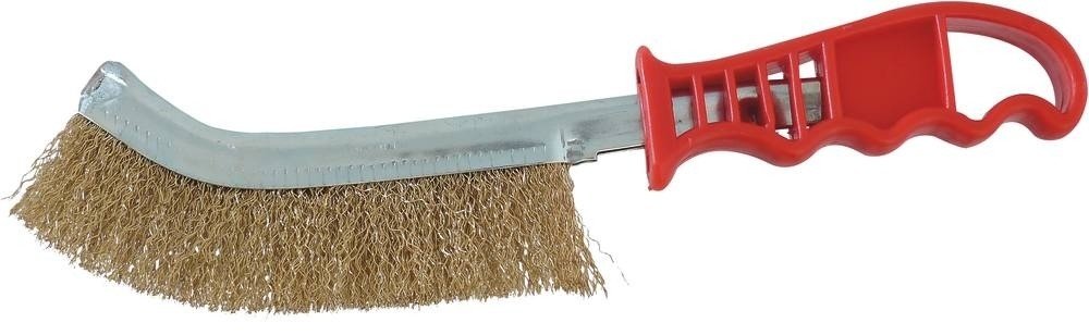 Brosse métallique convexe fil acier laitonné - SODISARC
