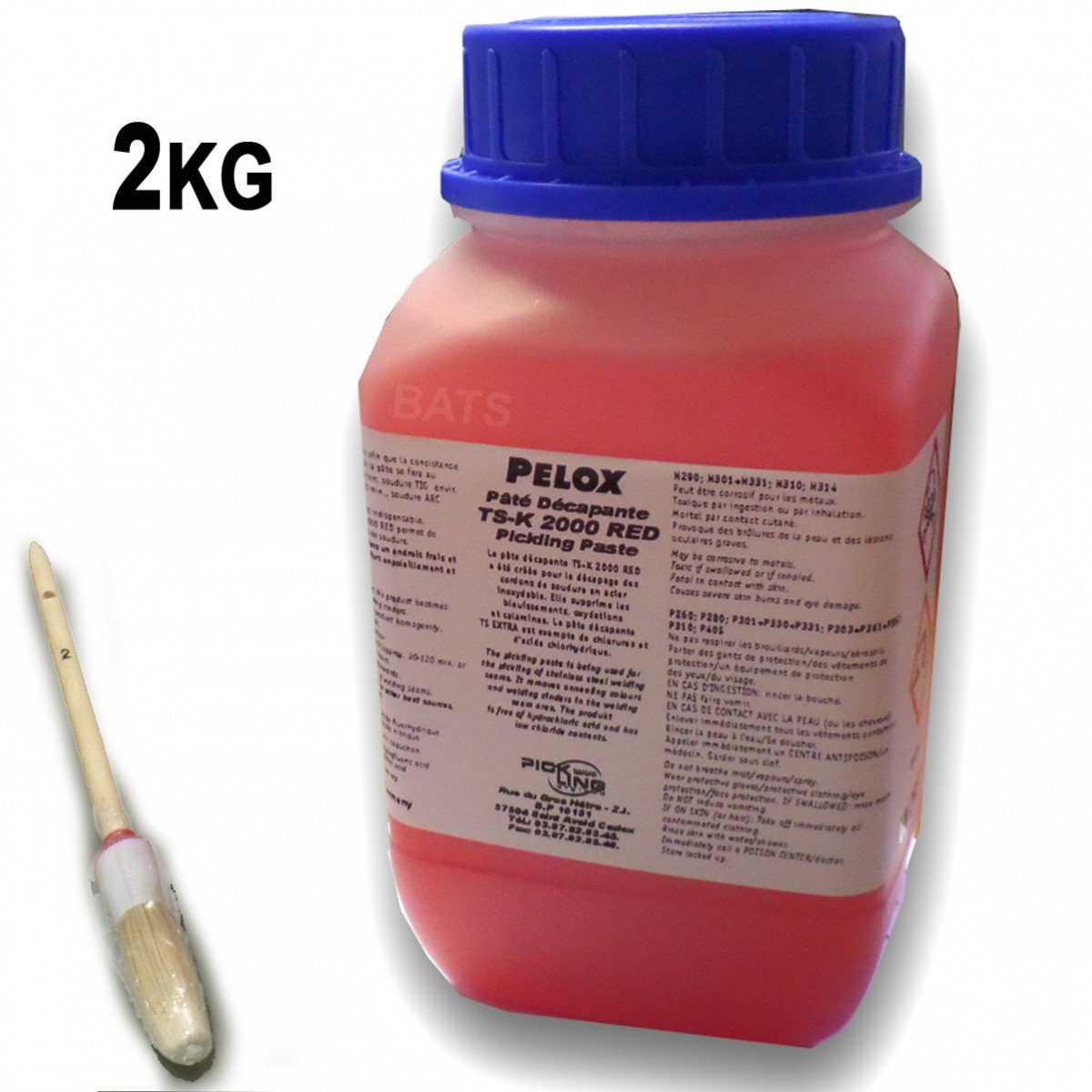 DECAPANT INOX PELOX TS-K 2000 RED - PATE GEL - 2KG