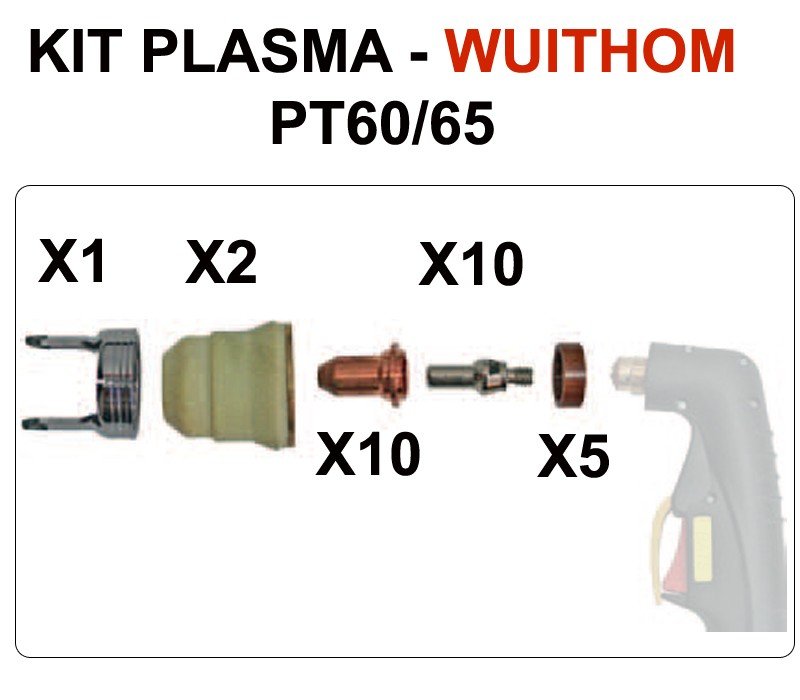 Consommables plasma pour PLASMACUT 45 et 65 - WUITHOM
