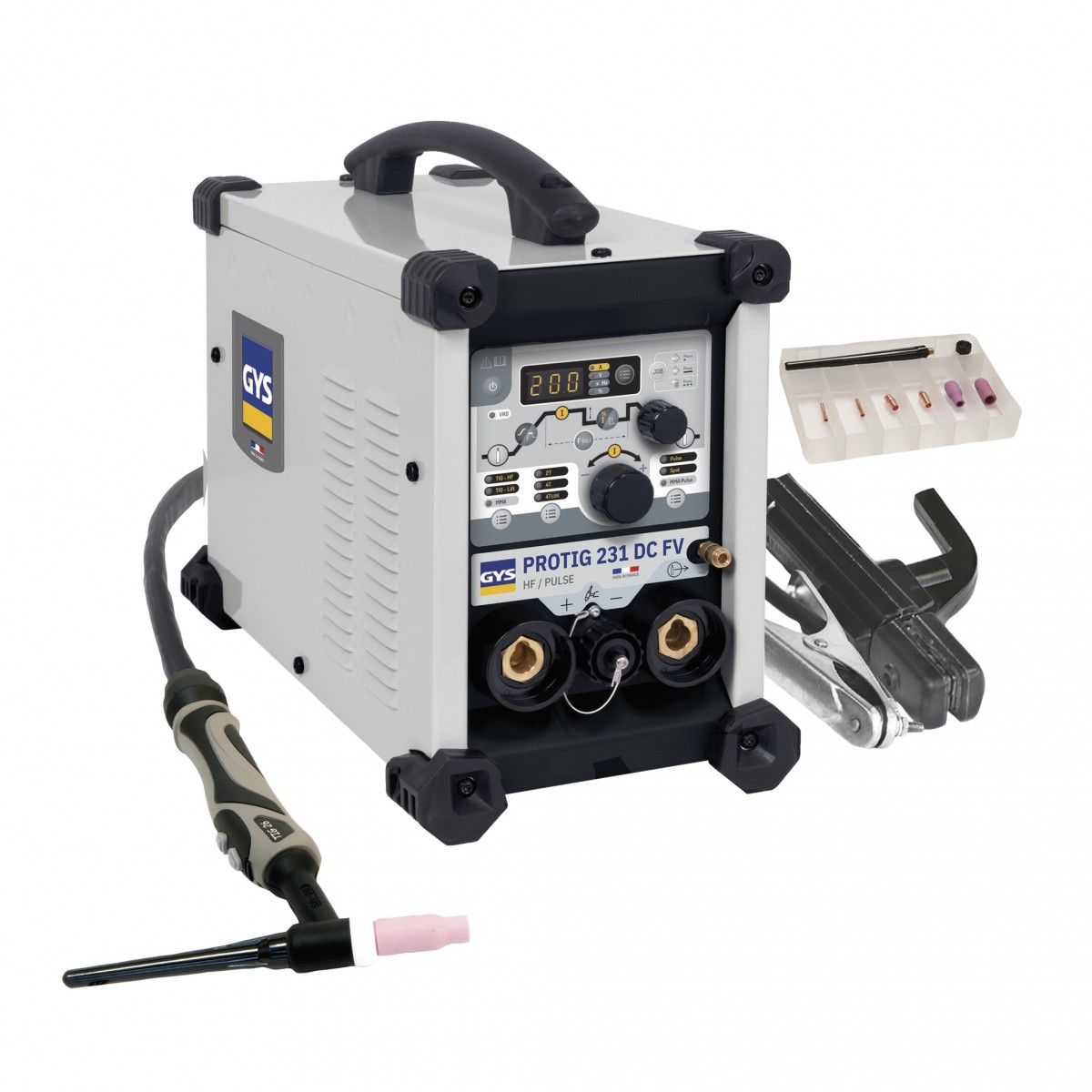 Poste de soudure PROTIG 231 DC FV avec accessoires - GYS 