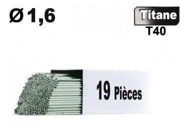19 Baguettes tig titane d1,6 