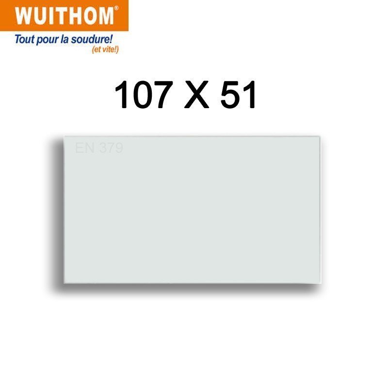  10 Écrans de garde -  Intérieur 107 x 51 mm  pour masque POWERSAFE PS5290
