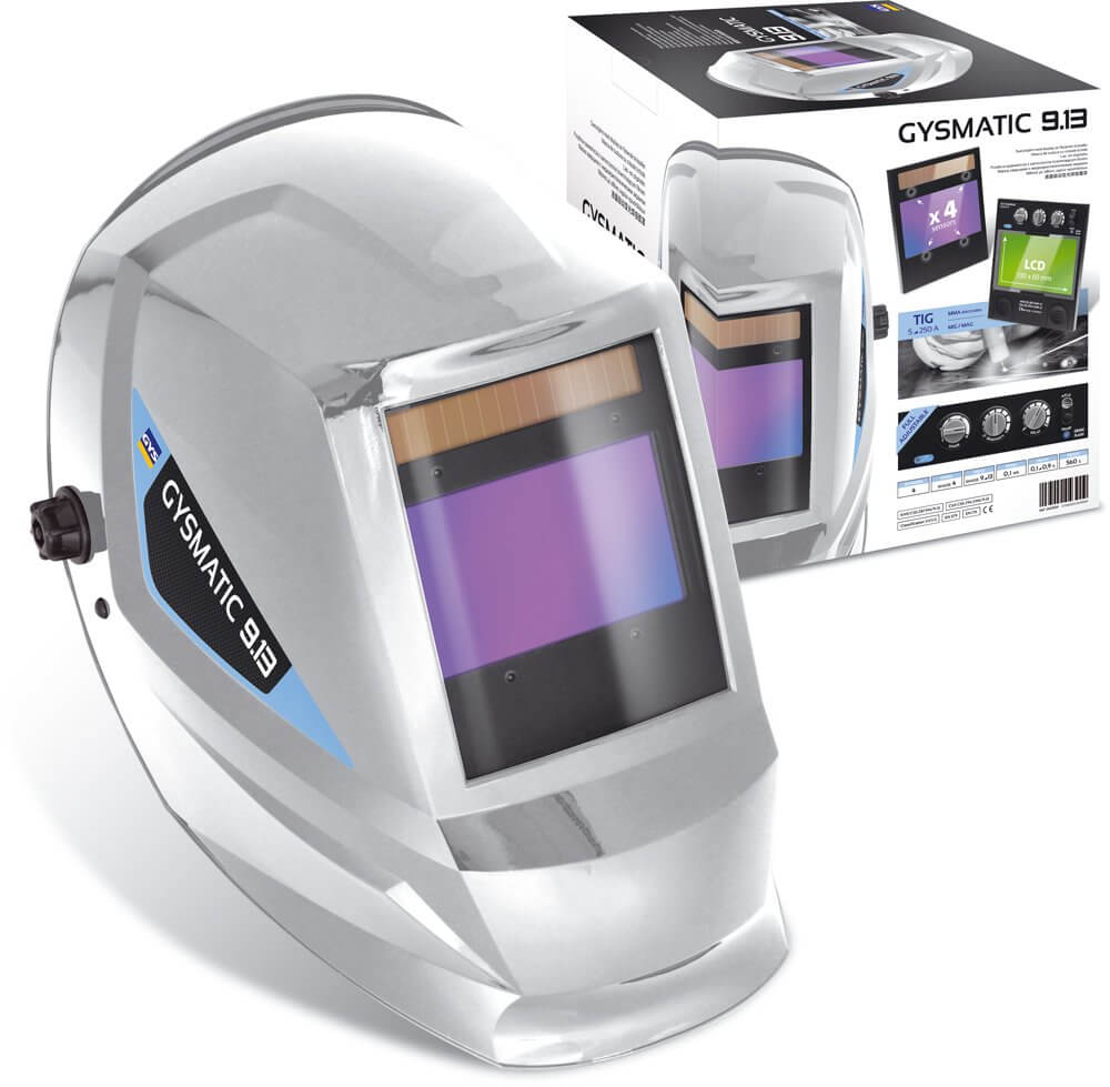 Masque De Soudage LCD écran 3XL Teinte Réglable De 4 à 12 PANORAMIC 3XL Gys 84305188