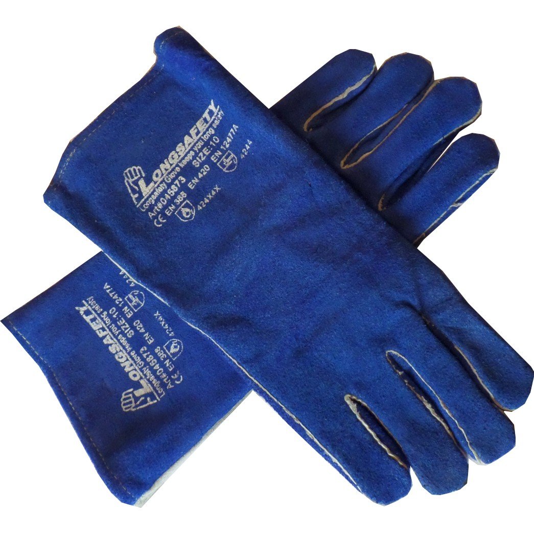 Gants de soudeur 150°C - BLEU