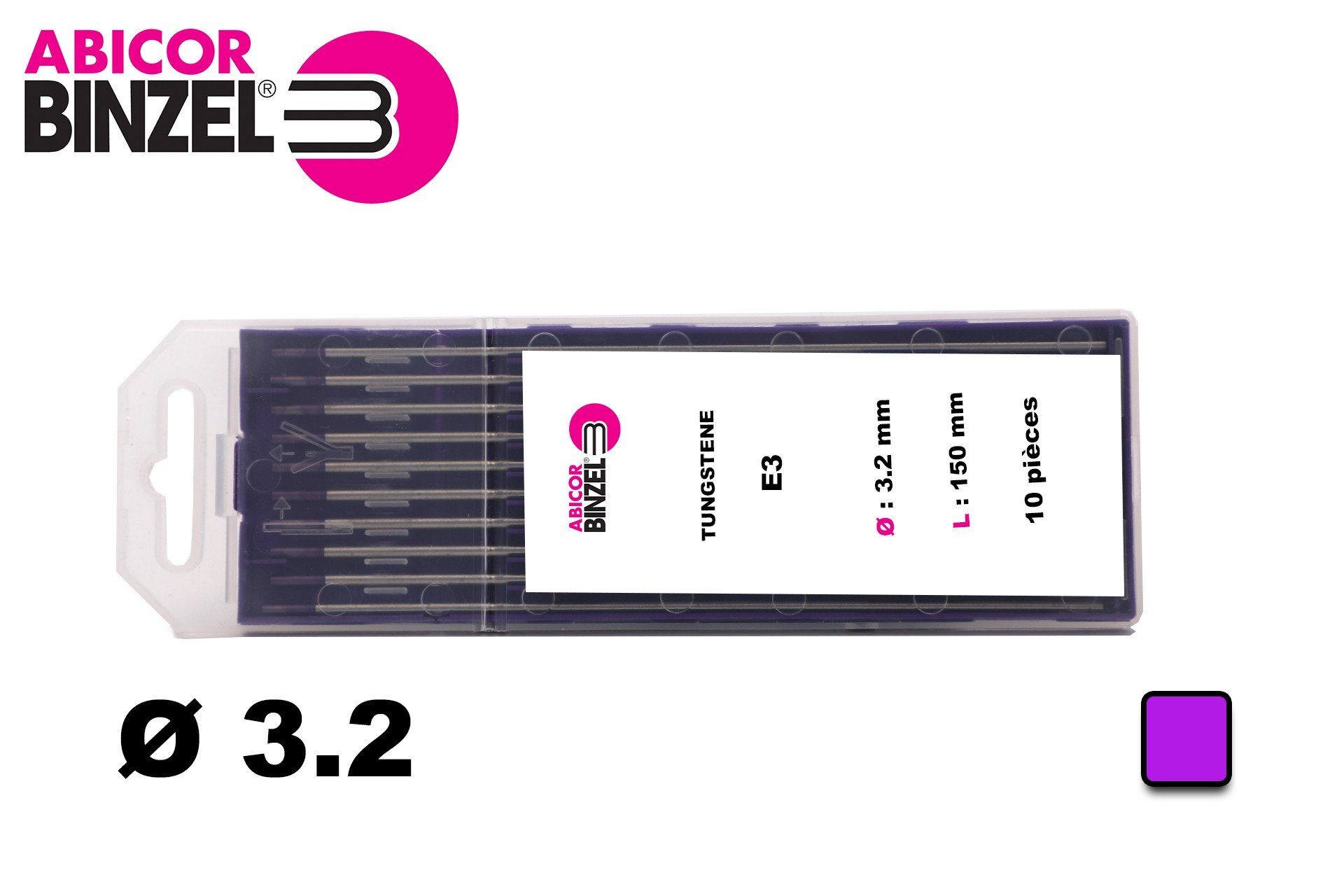 BMF Direct Électrodes de soudage TIG en acier inoxydable 316L 1,0 mm 1,2 mm 1,6 mm 2,0 mm 2,4 mm 3,2 mm BMF Direct Électrodes de soudage TIG en acier inoxydable 316L 1,0 mm 1,2 mm 1,6 mm 2,0 mm 2,4 mm 3,2 mm