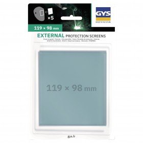  5 Écrans de garde -  Extérieur 119 x 98 mm  pour masque LCD EXPERT 11