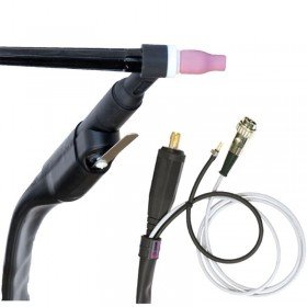 Torche TIG SR9 à lamelle- 4M - connecteur 10/25 - DIN - ARRÊT PRODUIT -