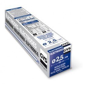 Électrodes ACIER rutiles - D 2,5 - ( 230 pièces )