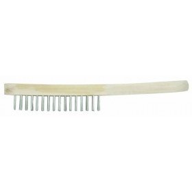 Brosse 4 rangs Acier- manche bois - KS TOOLS