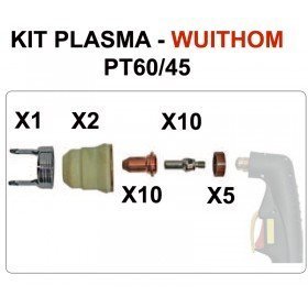 Consommables plasma pour PLASMACUT 45  - WUITHOM