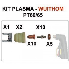 Consommables plasma pour PLASMACUT 65 - WUITHOM