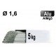 Baguettes tig ALU d1.6 - 5kg