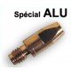 tubes contacts spécial alu  Ø 1 M8 - Pour torche 350 / 450 A 