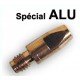 tubes contacts spécial alu  Ø 1,2  M8 - Pour torche 350 / 450 A 