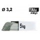 Baguettes tig ALU d 3,2 - 5kg