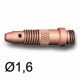 Support pince et buse Ø1,6 pour torches TIG SR17/SR17V/SR26