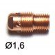 Support pince et buse Ø1,6 pour torches TIG SR9/SRL20/SR20HD