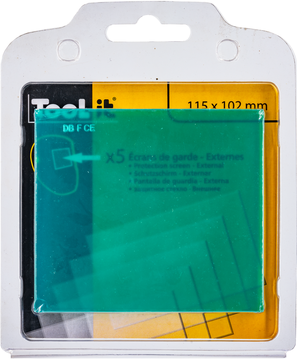 5 Écrans de garde -  Extérieur 115 x 102 mm  pour masque LCD HERMES 9-13G / EXPERT 9-13