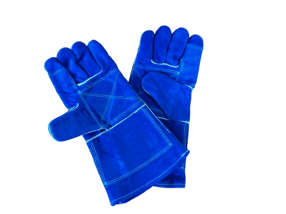 Gants de soudeur 150°C - BLEU