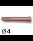 3 Pinces étau Ø4,0 pour torches TIG SR17/SR17V/SR26/SR18