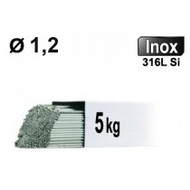 METAL APPORT INOX 316 L INERTROD DIAM 2 MM (ETUI DE 5 KG)